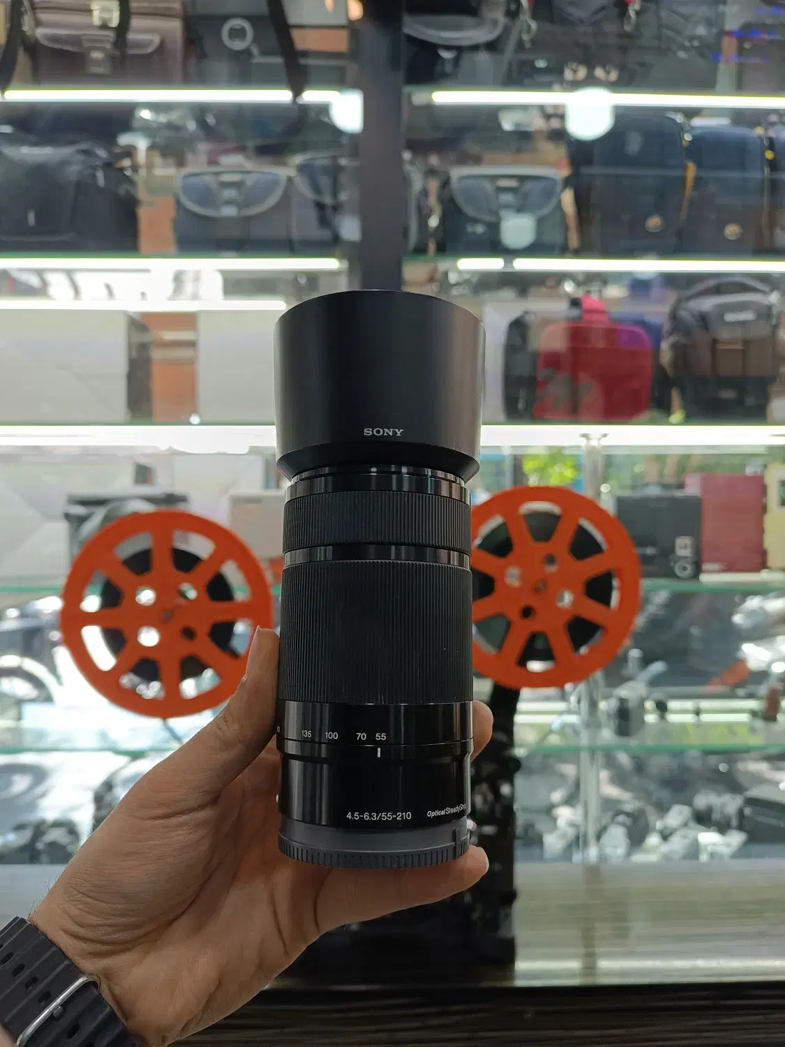 lens E mant 55-210|دوربین عکاسی و فیلم‌برداری|تهران, پامنار|دیوار