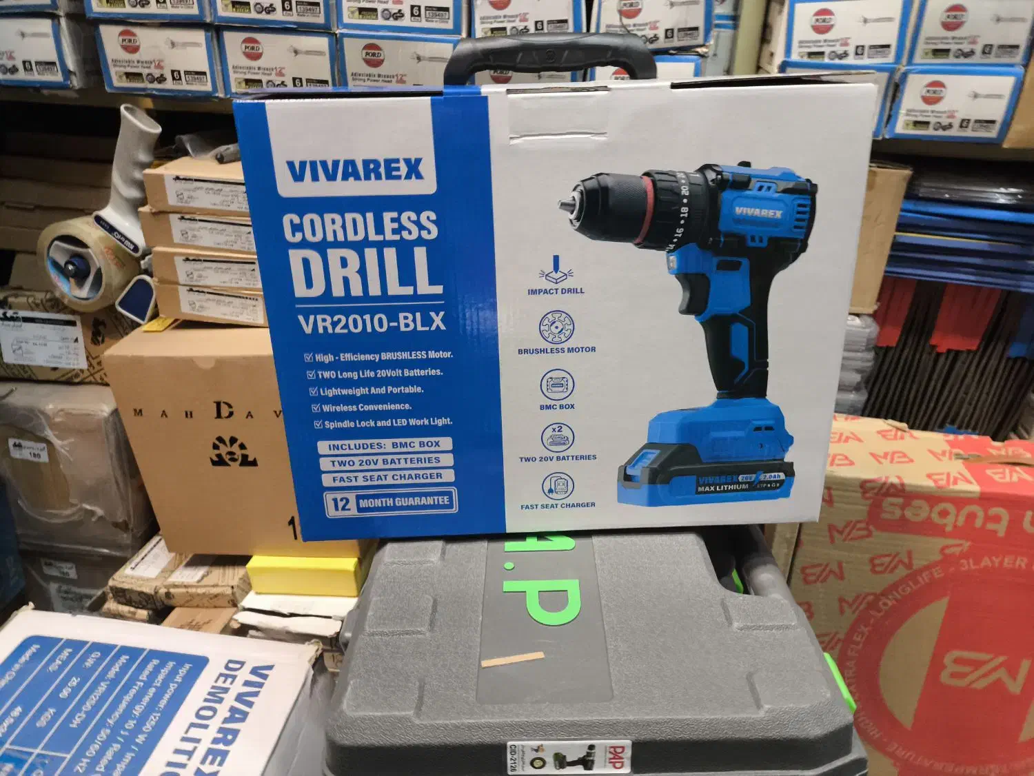 دریل شارژی 20 ولت براشلس ویوارکس|ابزارآلات|تهران, امام خمینی|دیوار