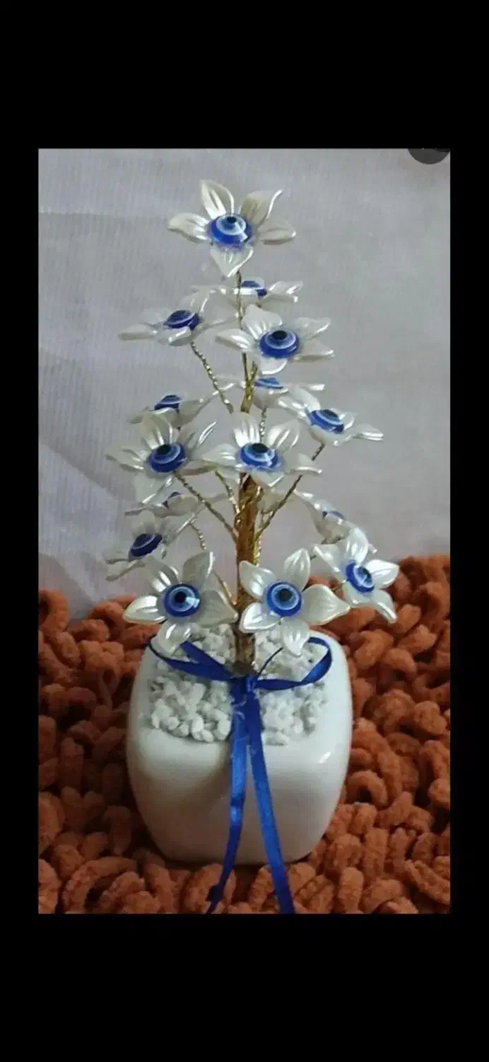 گلدون چشمنظر|گل مصنوعی|قم, در بهشت|دیوار