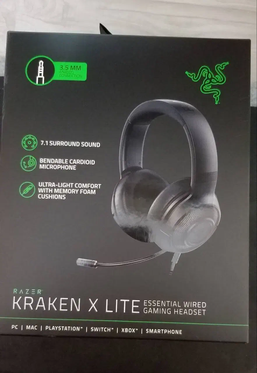 هدست گیمینگ ریزر مدل kraken X lite|قطعات و لوازم جانبی رایانه|تهران, اختیاریه|دیوار