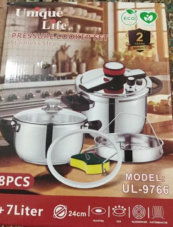 زودپز استیل در دو طرح و اندازه مختلف|ظروف پختوپز|بوشهر, |دیوار