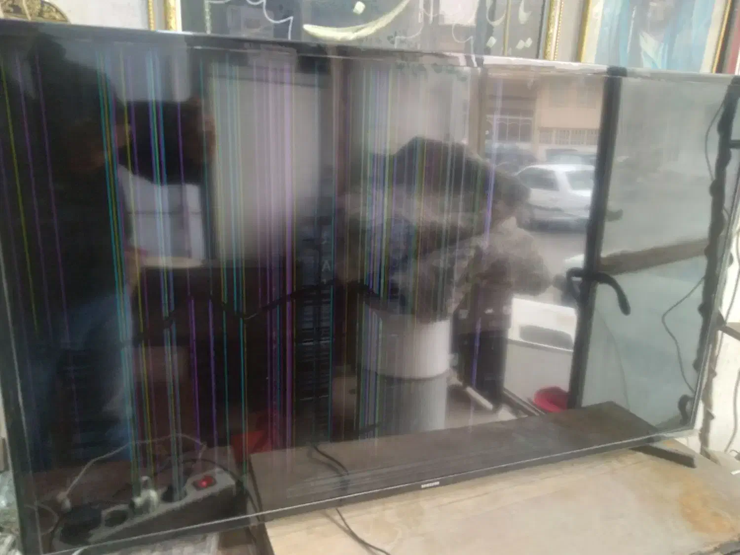 ال ای دی ۴۹ سامسونگ. ایراد دار.|تلویزیون و پروژکتور|قم, چهل اختران|دیوار