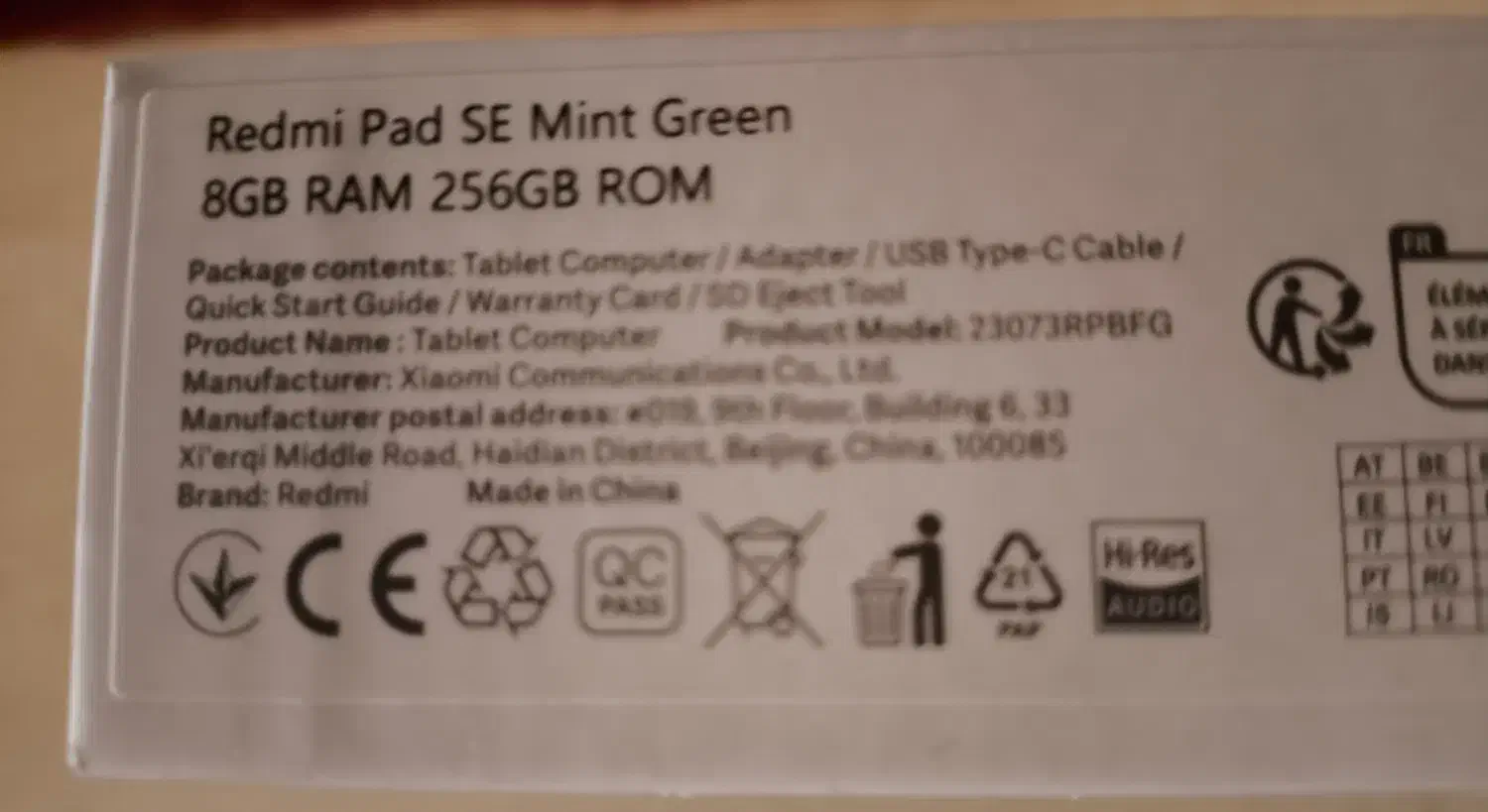 Redmi Pade SE 8 256 تبلت|تبلت|تهران, ولنجک|دیوار