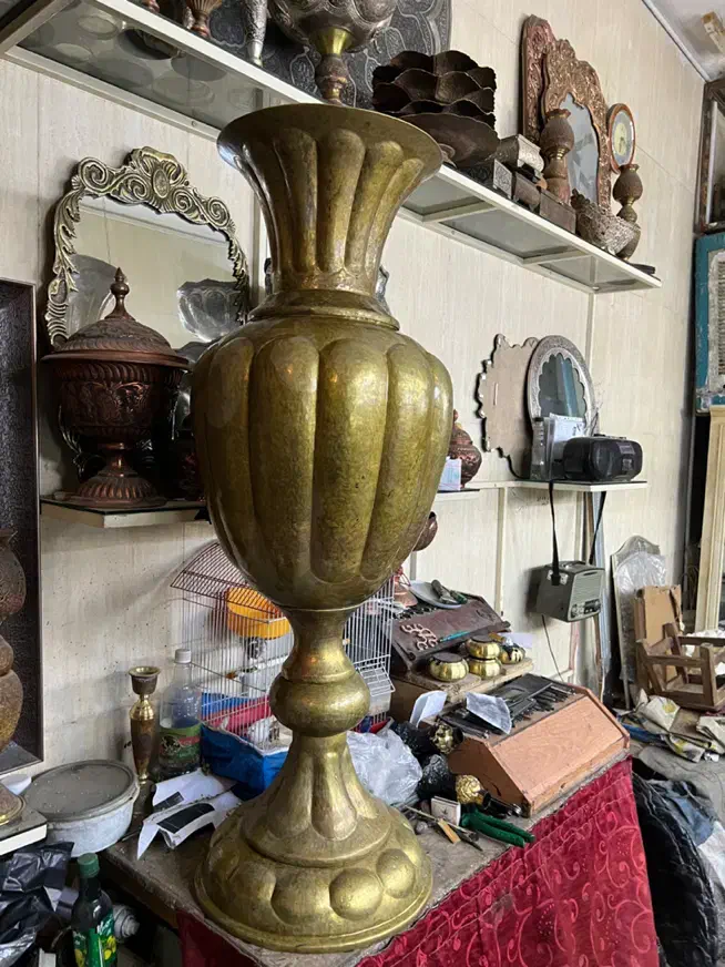 صنایع دستی گلدان برنجی|صنایع دستی و سایر لوازم تزئینی|تهران, اتابک|دیوار