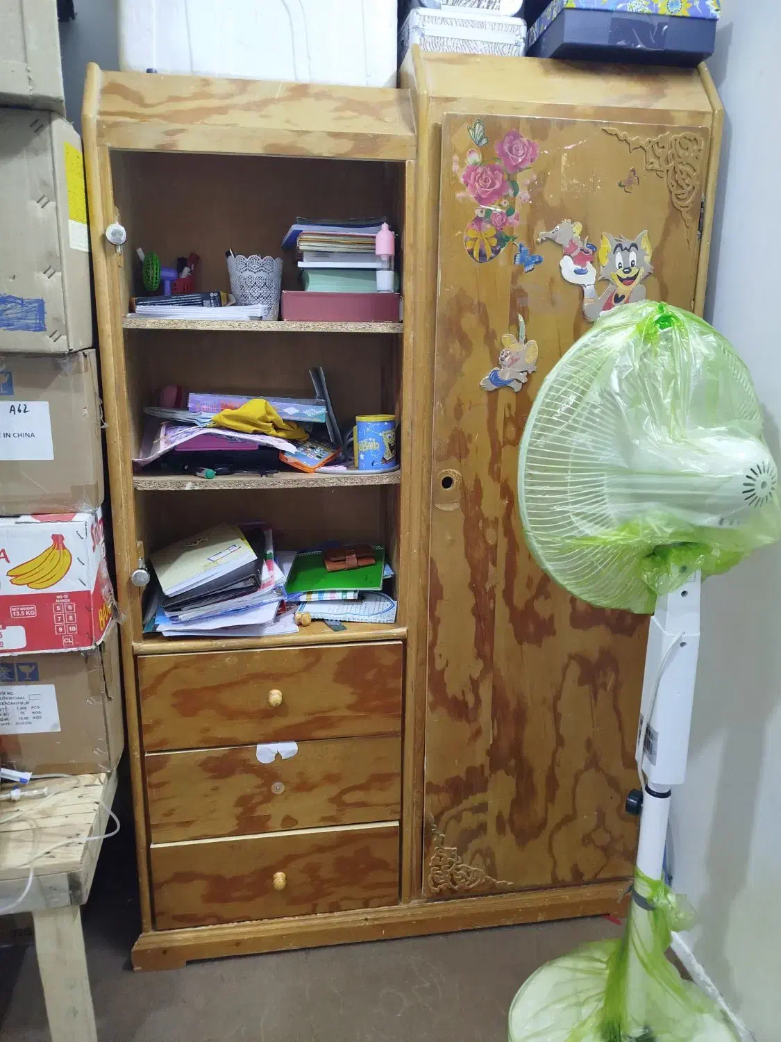 کمد بچه|جاکفشی، کمد، دراور|گلبهار, شهر جدید گلبهار|دیوار