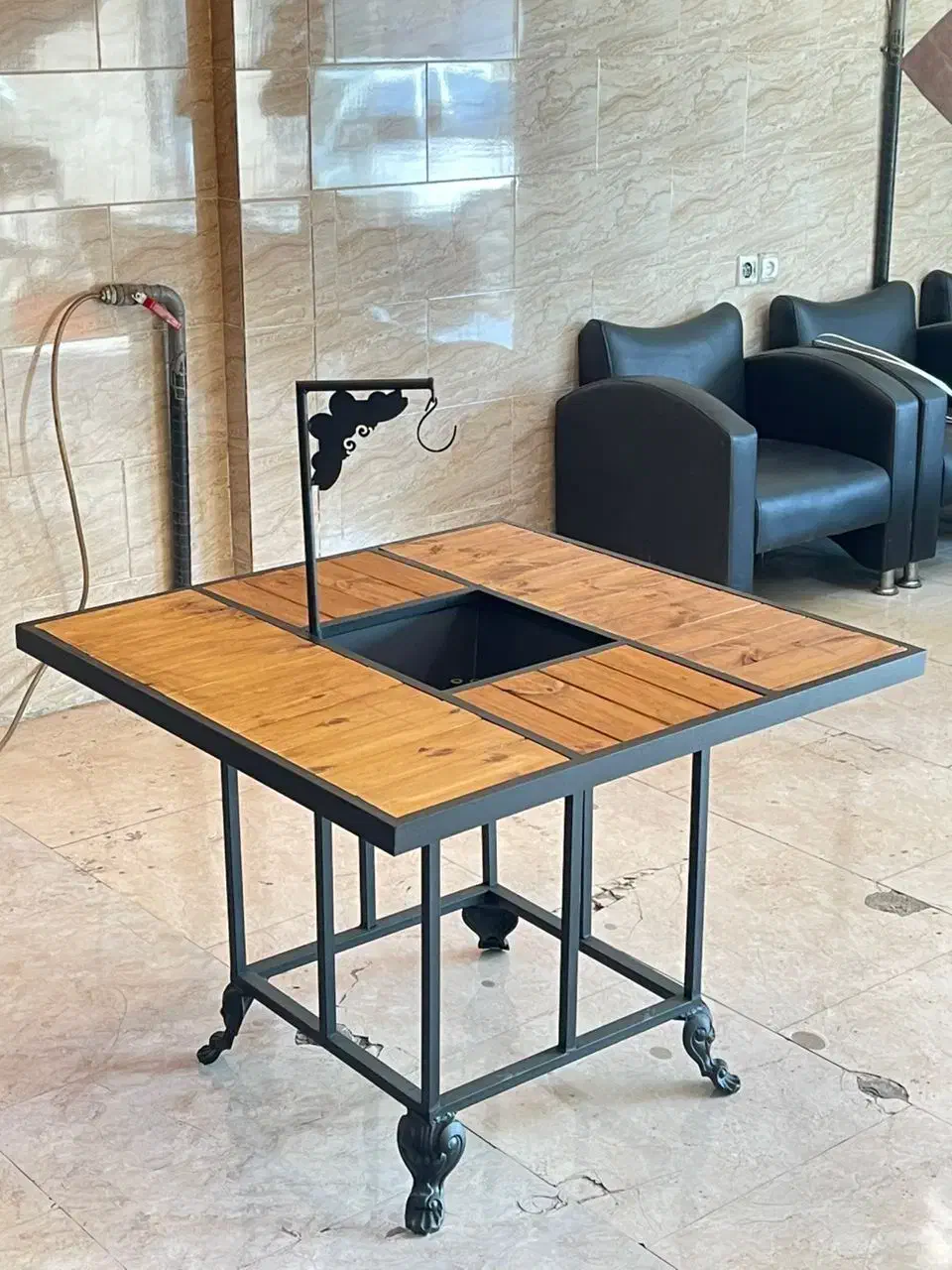 میز آتشدان|بخاری، هیتر، شومینه|چمستان, |دیوار