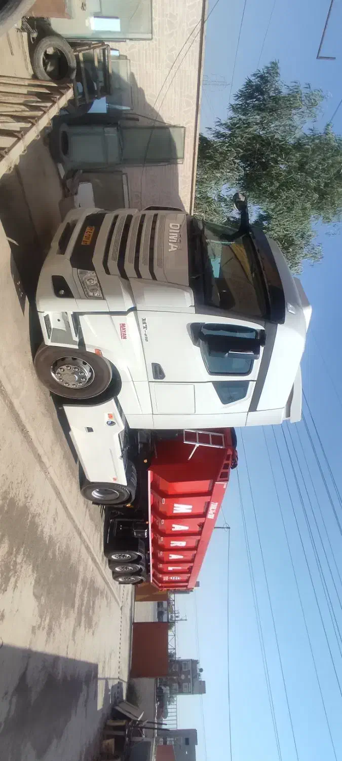 کشنده دیما مدل ۴۰۳ تریلی کمپرس ۳محور|خودرو سنگین|کوهپایه, |دیوار