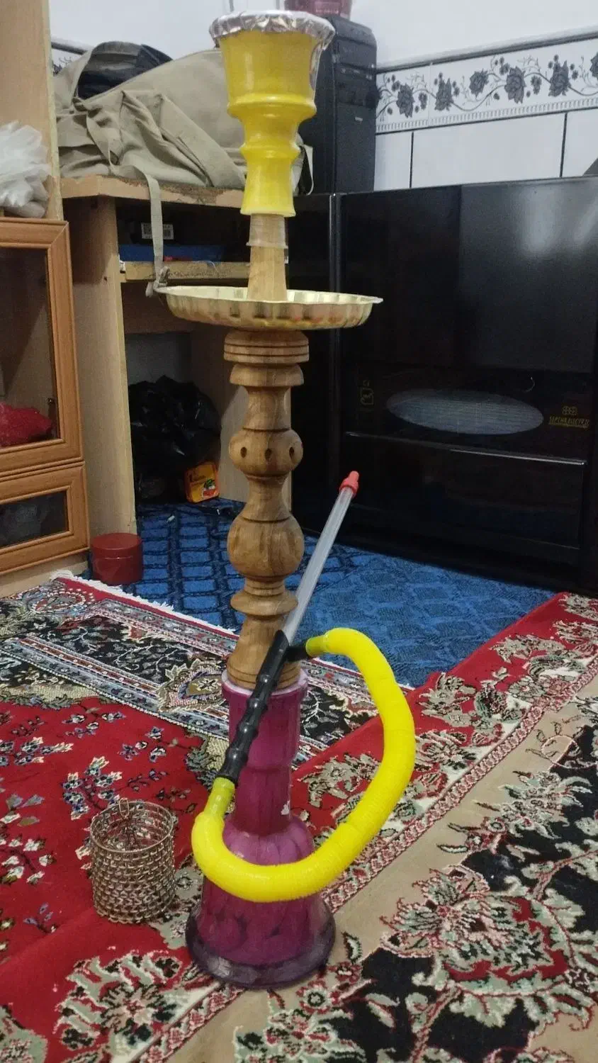 قلیان تنه گردو|زیورآلات و اکسسوری|کبودرآهنگ, |دیوار