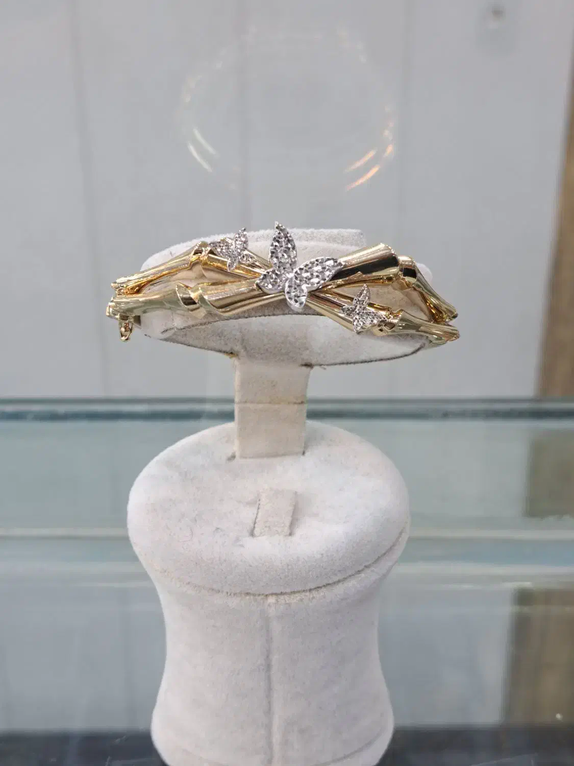 دستبند النگو یی پروانه کد 2|جواهرات|قم, نیروگاه|دیوار