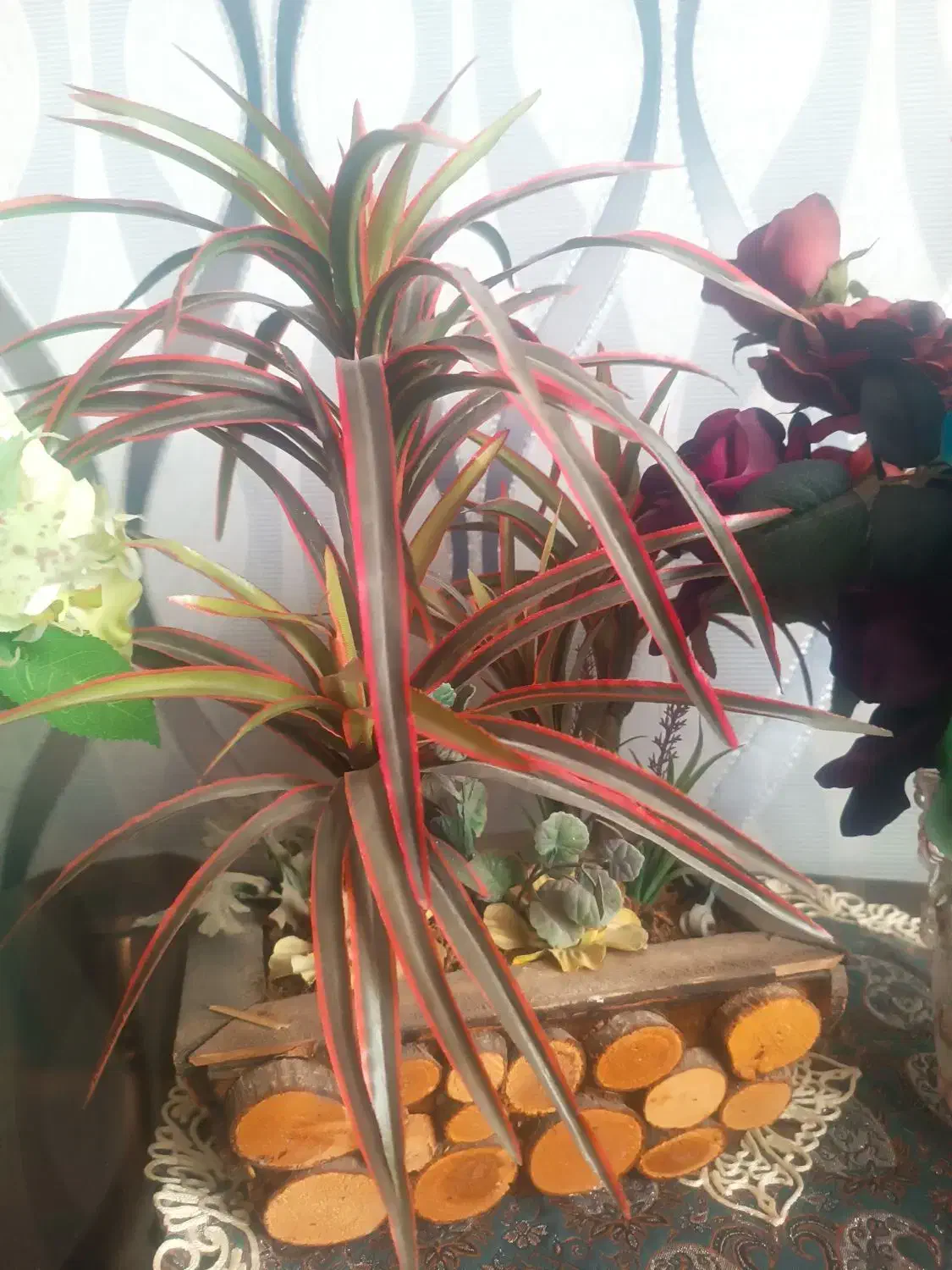 گل گلدان مصنوعی|گل مصنوعی|اراک, |دیوار