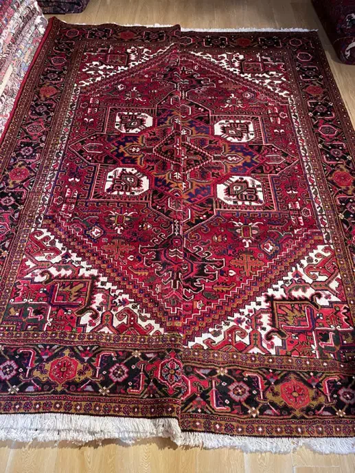 فرش جفت ۹ متری هریس پشم دستریس رنگ گیاهی|فرش|تهران, سلسبیل شمالی|دیوار