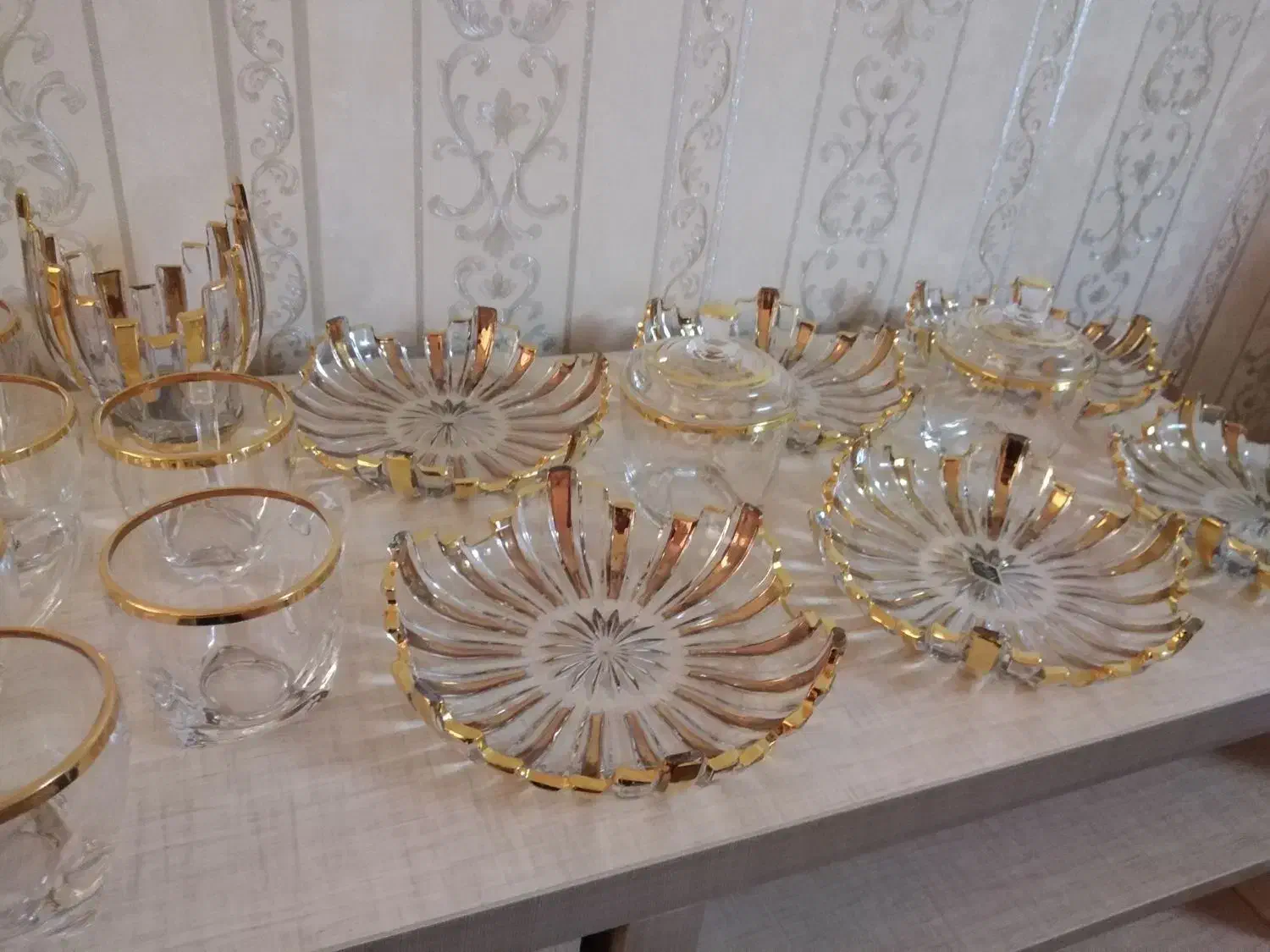 سرویس کریستال خارجی|ظروف سرو و پذیرایی|تهران, شمشیری|دیوار