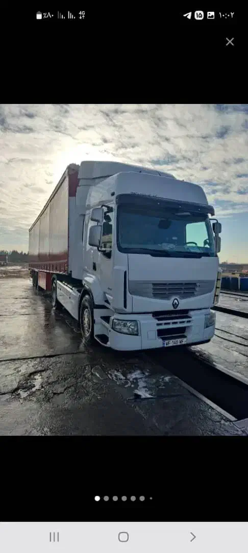 کشنده گرجی پلاک رنو ۲۰۱۱|خودرو سنگین|سیه رود, |دیوار