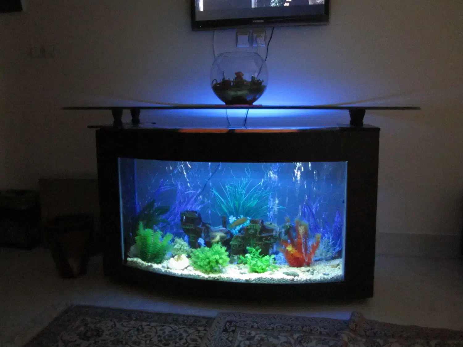 میز ناهار خوری با پایه آکواریوم|میز و صندلی غذاخوری|اصفهان, باغ کاران|دیوار