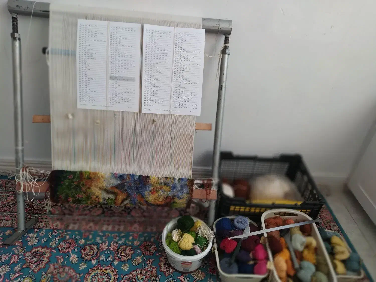 تابلو فرش نوازش آهو|تابلو فرش|تهران, ایرانشهر|دیوار