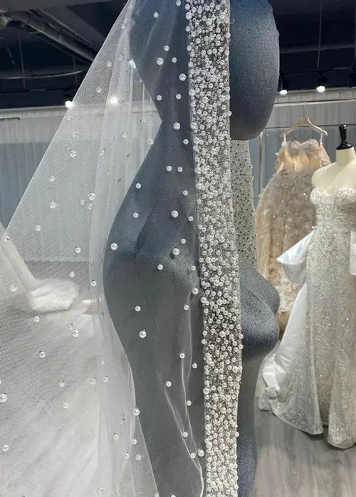 تور عروس و دستکش عروس|لباس|قم, پردیسان|دیوار