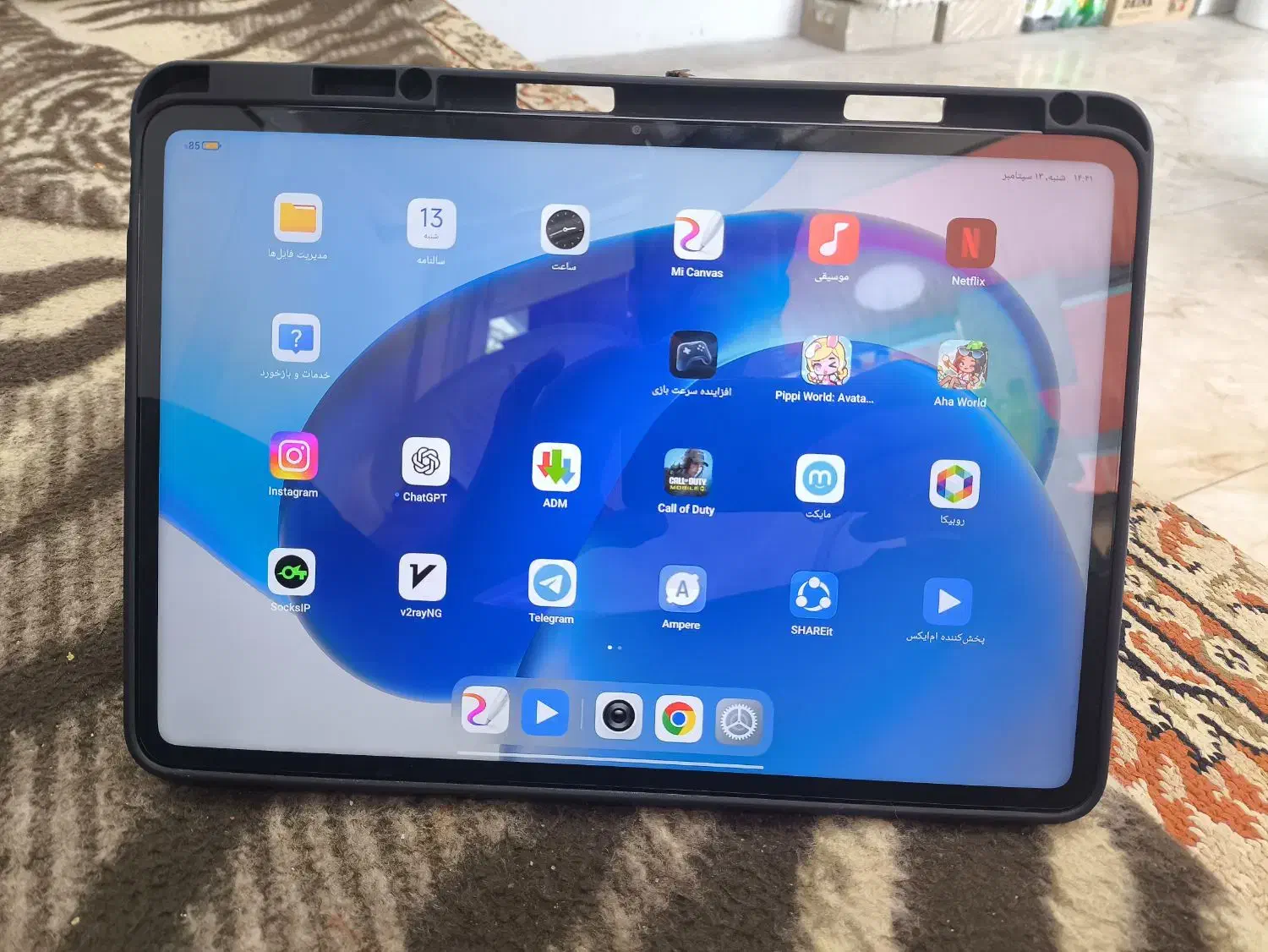 تبلت pad s6 pro نو همراه گلس و کاور|تبلت|اهواز, کیانپارس |دیوار