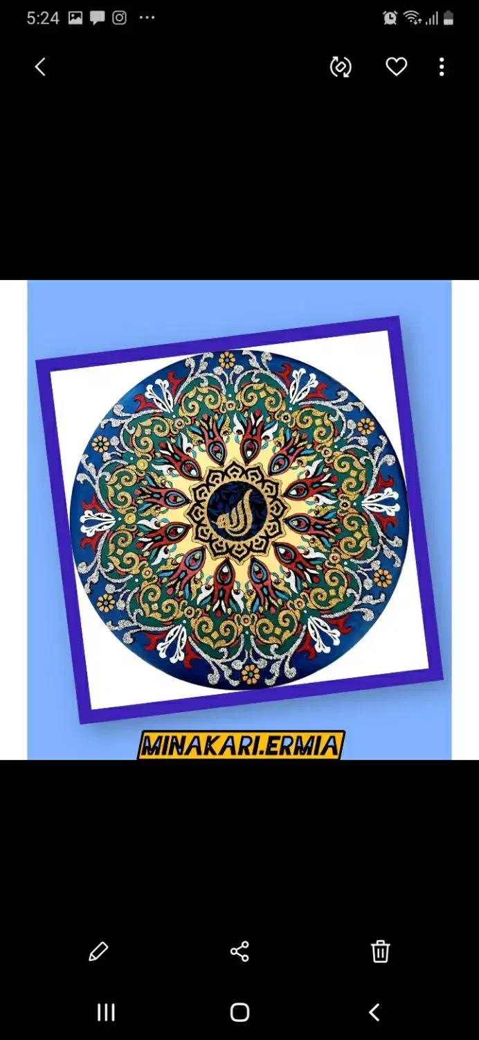 دیوارکوب پرشنگ۲۵ و ۳۰ سانتی|صنایع دستی و سایر لوازم تزئینی|شاهینشهر, عطار|دیوار