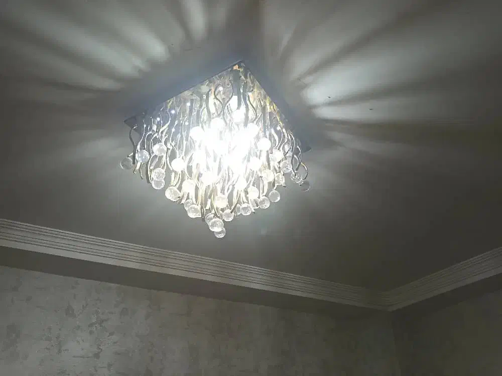 ۳ عدد لوستر فانتزی|لوستر و چراغ آویز|میانه, |دیوار