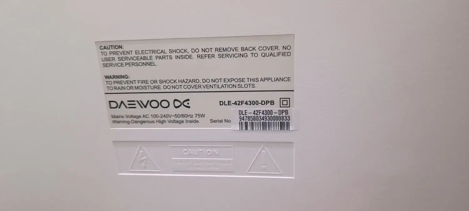 تلویزیون ال ای دی دوو 42 اینچ LED|تلویزیون و پروژکتور|تهران, پونک|دیوار