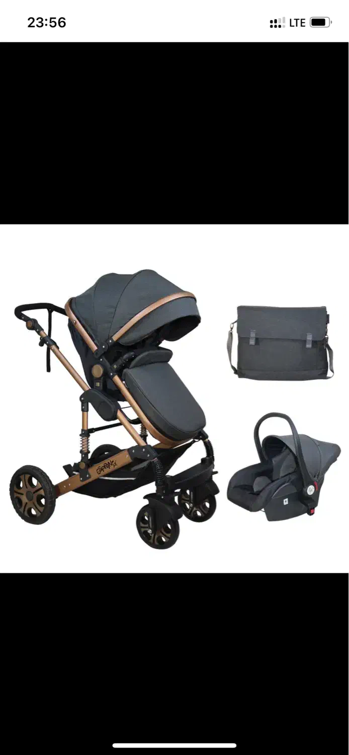 ست کالسکه و کریر اسپرینگ|کالسکه و لوازم جانبی|بجنورد, |دیوار