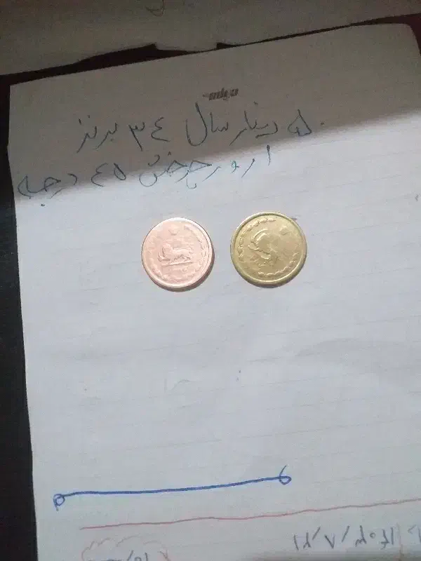 ۵۰دیناری هائ ۳۴ارورچرخش۴۵درجه فوق کمیاب|کلکسیون سکه، تمبر، اسکناس|اسلام‌شهر, مسکن مهر اسلاشهر (شهرک امام خمینی)|دیوار