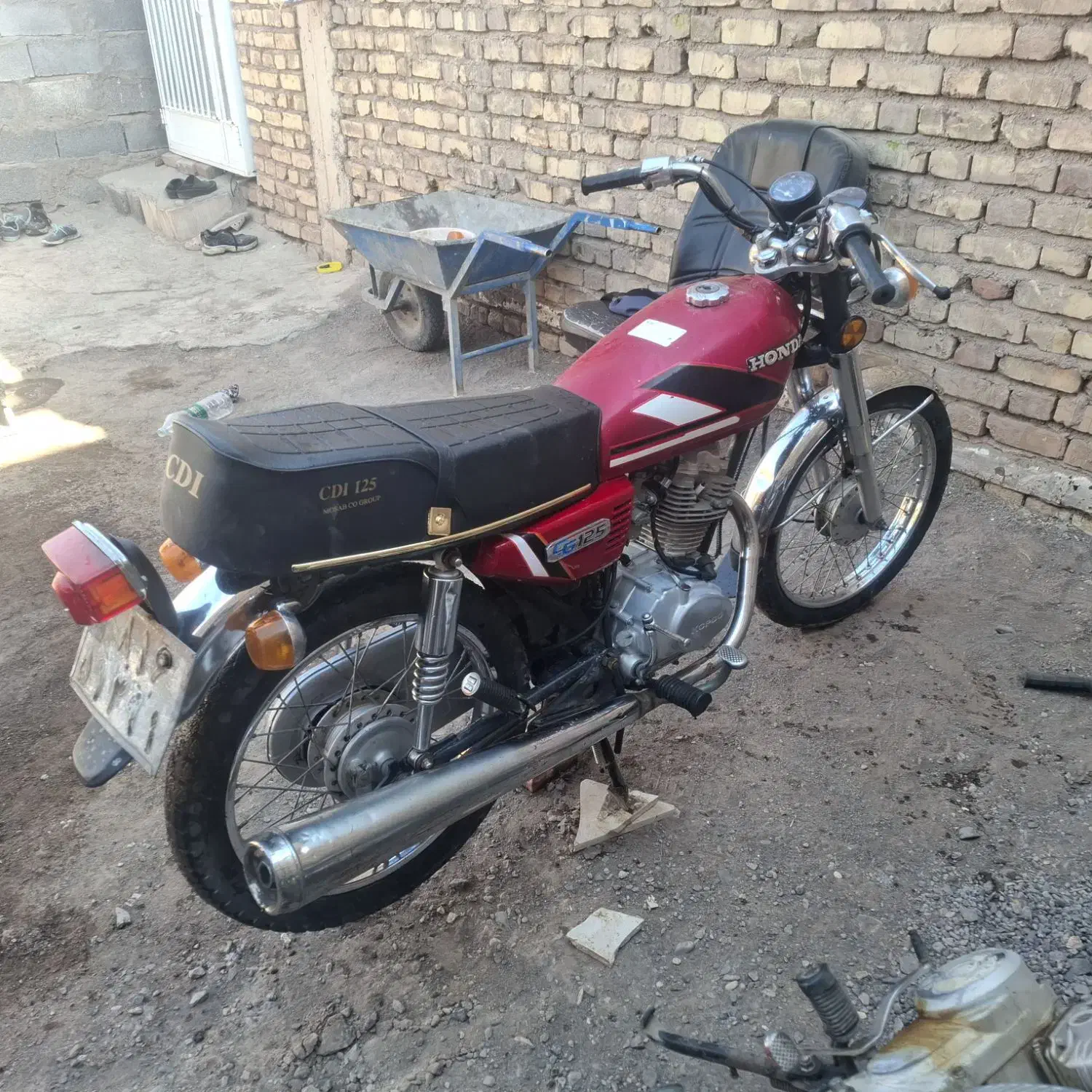 متور ۱۲۵ مدل ۹۵|موتورسیکلت|رفسنجان, |دیوار