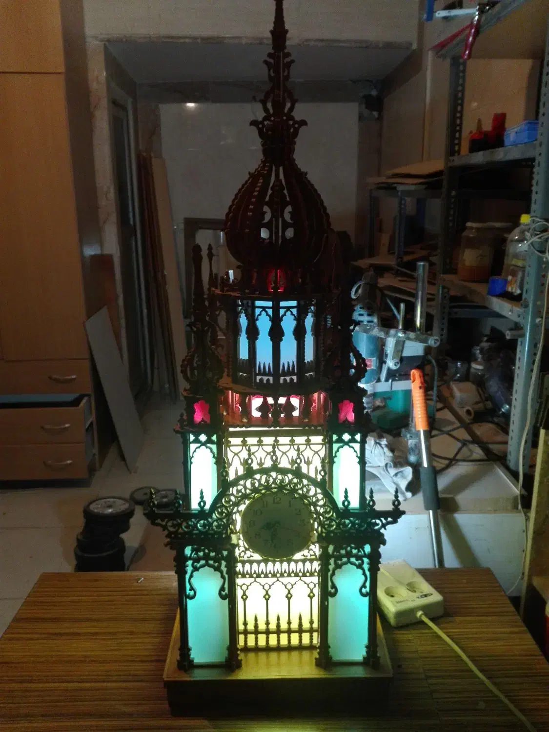 ساعت چوبی|ساعت دیواری و تزئینی|کرج, حیدرآباد|دیوار