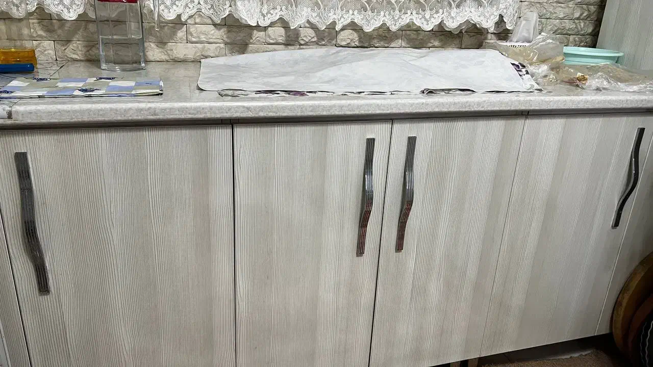 کابینت آشپزخانه بسیار تمیز|مصالح و تجهیزات ساختمان|رودسر, |دیوار