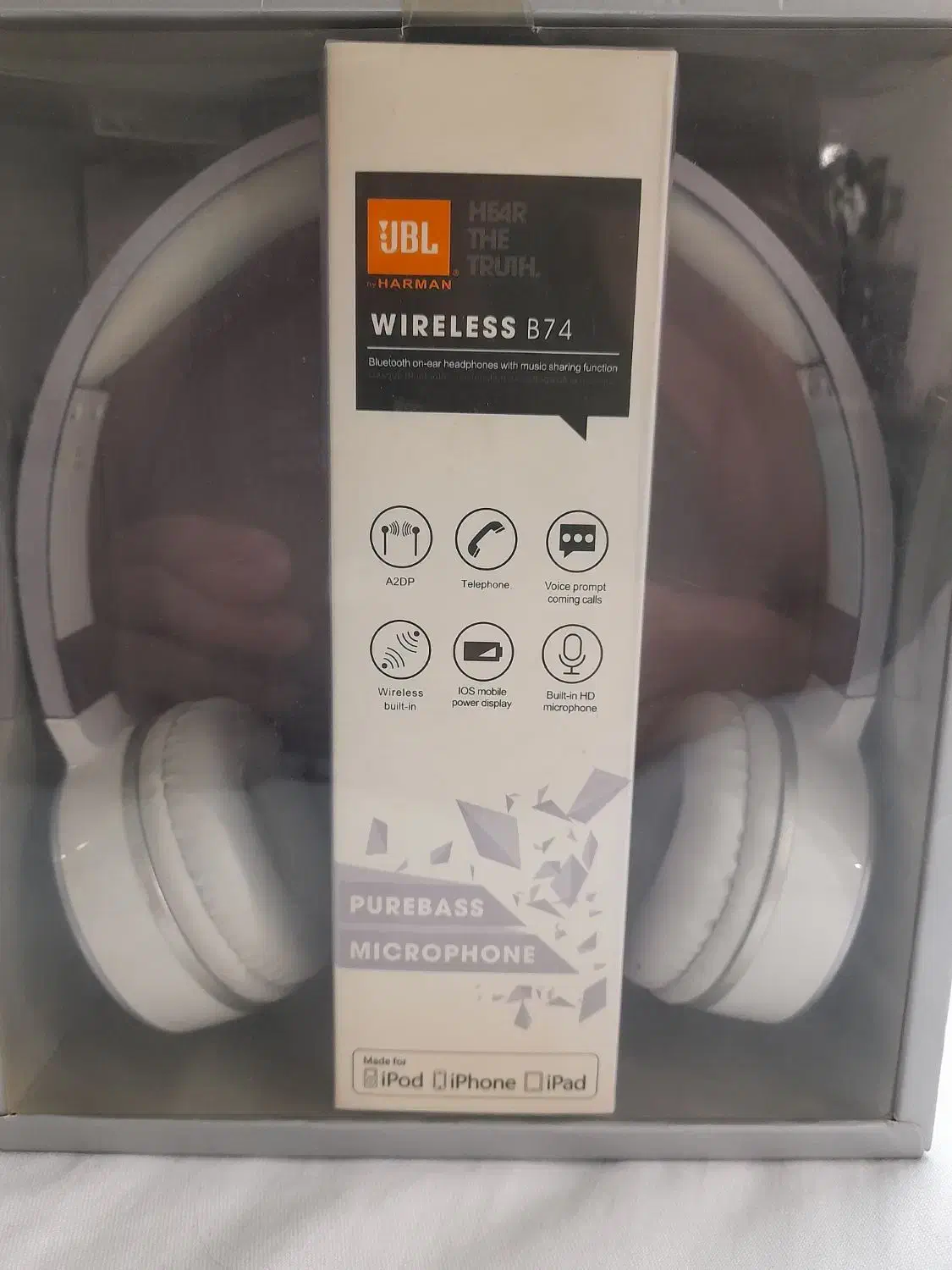 هدفون بلوتوثی JBL مدل wireless B74|صوتی و تصویری|ورامین, ورامین|دیوار