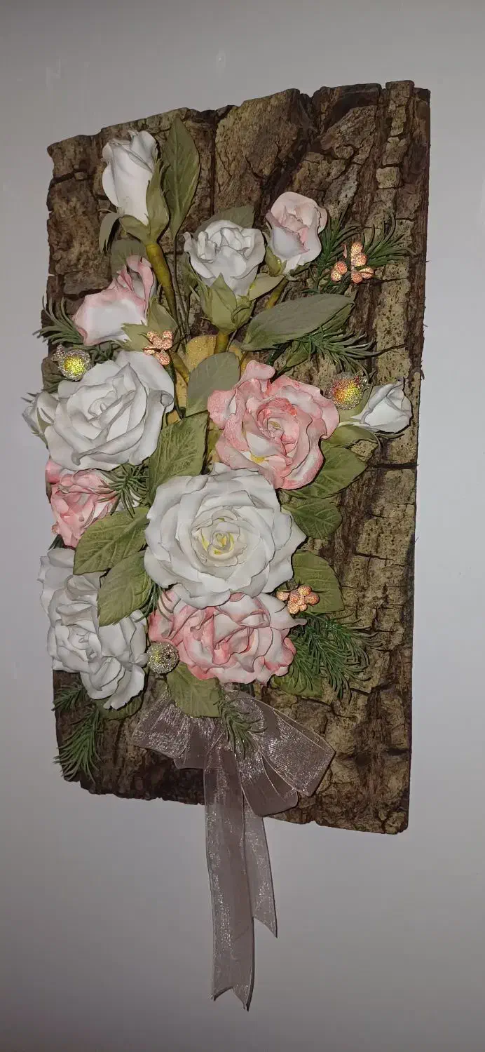 گلدان طبیعی سانسوریا تابلو فرش ساعت|گل و گیاه طبیعی|قم, نوقطار|دیوار