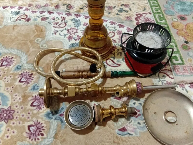 قلیون برنجی|صنایع دستی و سایر لوازم تزئینی|تهران, دژکام|دیوار