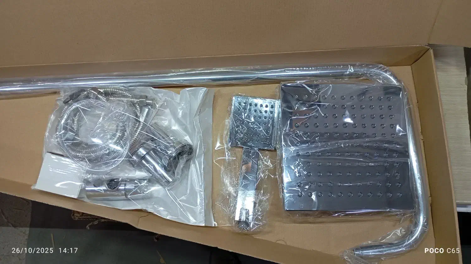 دوش دوکاره آب و هوا مربع.گرد.کروم|لوازم حمام|تهران, تهرانپارس شرقی|دیوار