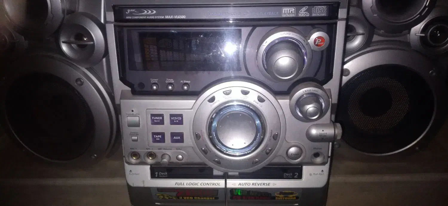 فروش ظبط دو کاست و سه دیسک سامسونگ|سیستم صوتی خانگی|آبیک, |دیوار