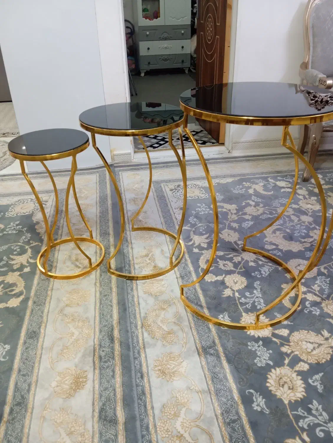 میز گرد سه تایی|مبلمان خانگی و میز عسلی|ورامین, ورامین|دیوار