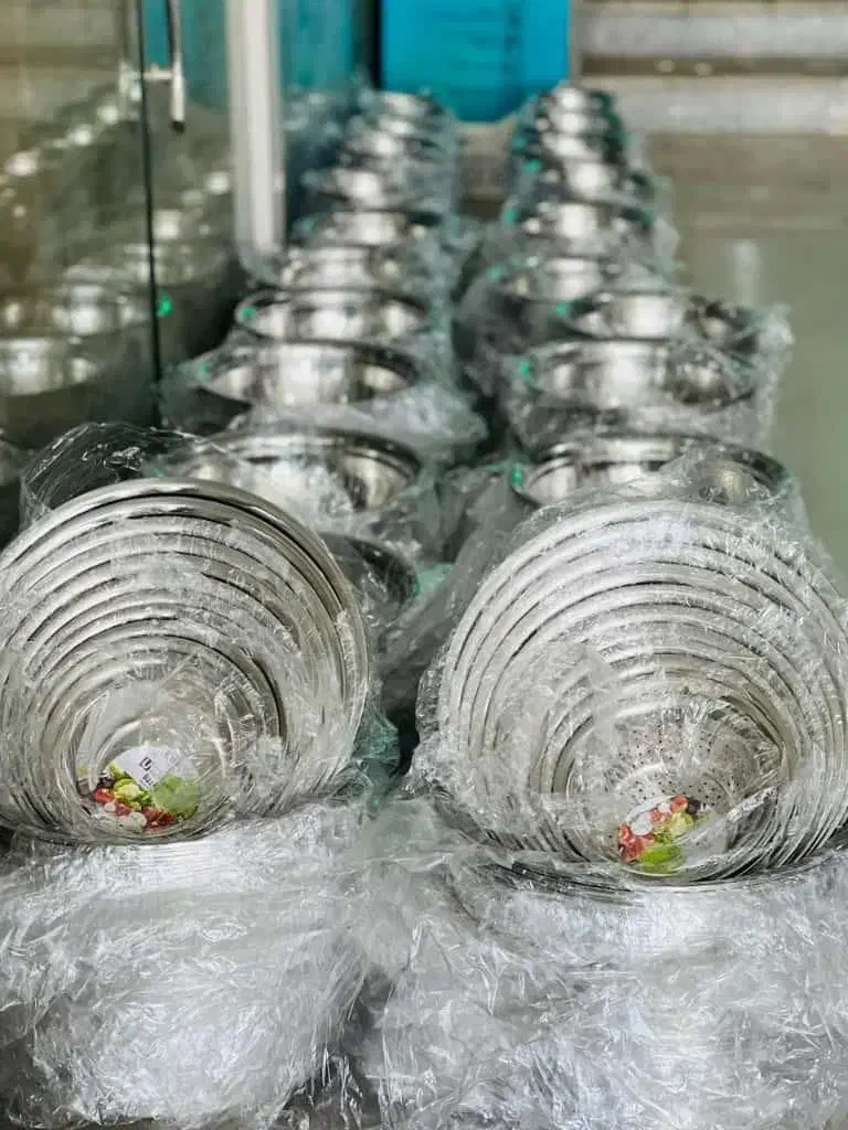 آبکش و لگن 11پارچه|ظروف سرو و پذیرایی|خرم‌آباد, |دیوار