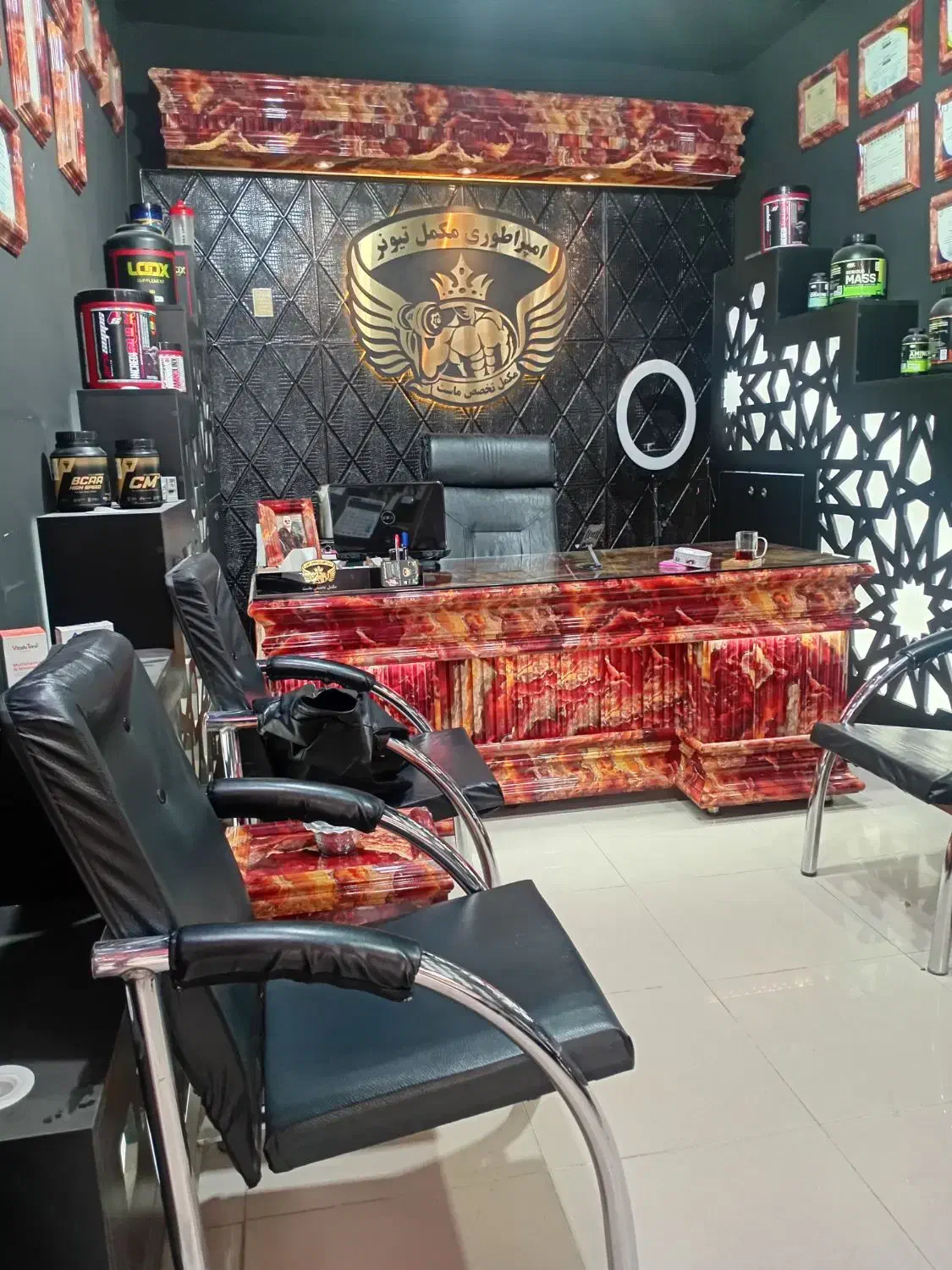 فروش ست میز مدیریتی با صندلی در حد صفر|مبلمان اداری|اشنویه, |دیوار