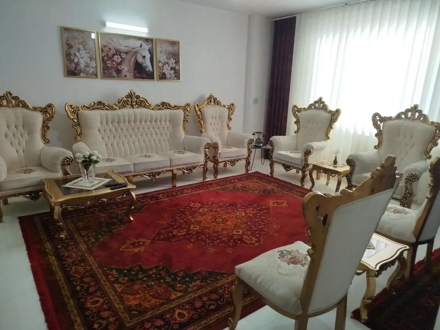 مبلمان سلطنتی|مبلمان خانگی و میز عسلی|تربتحیدریه, شهرک ولیعصر|دیوار