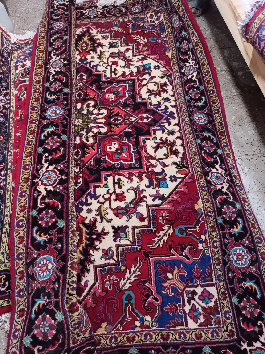 فرش ۶ متری دستباف|فرش|مراغه, |دیوار