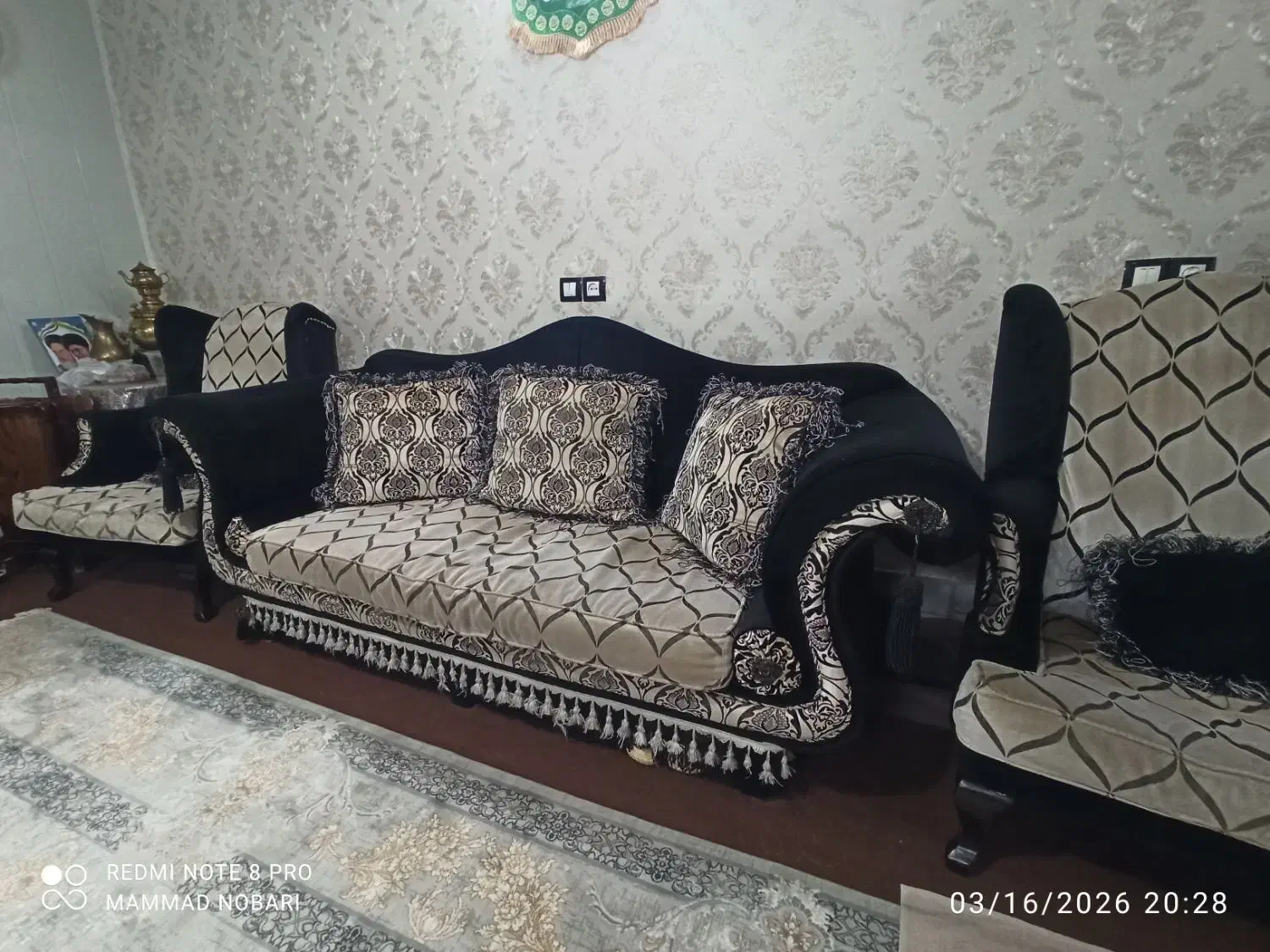 مبل راحتی ۷ نفره|مبلمان خانگی و میز عسلی|مشهد, ابوذر|دیوار