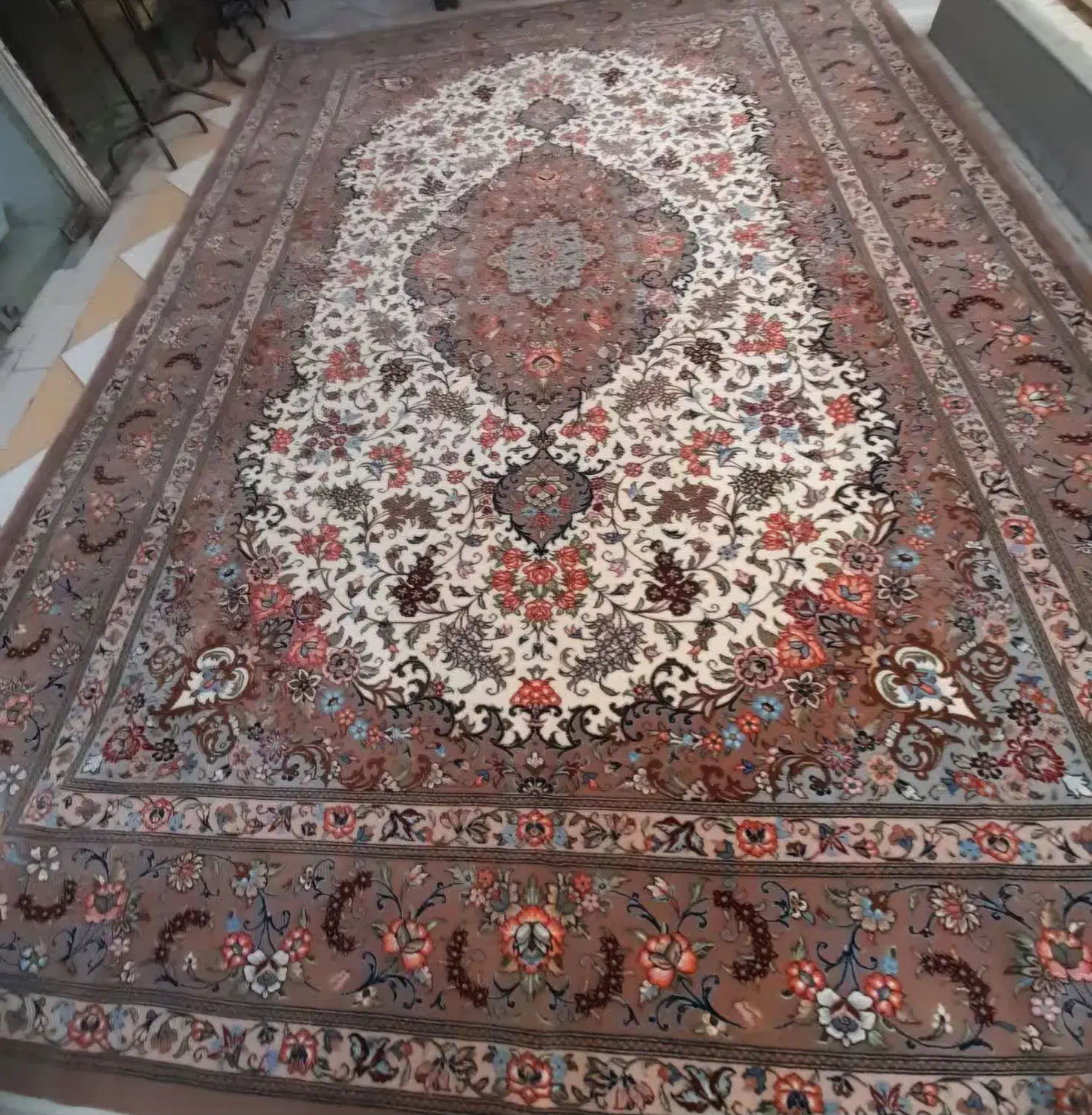 خرید و فروش فرش دستباف قم ابریشم و کرک|فرش|قم, باجک یک|دیوار