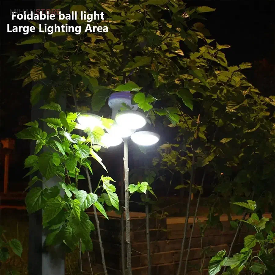 چراغ خورشیدی اضطراری توپی 5 پره|کوهنوردی و کمپینگ|ایرانشهر, |دیوار