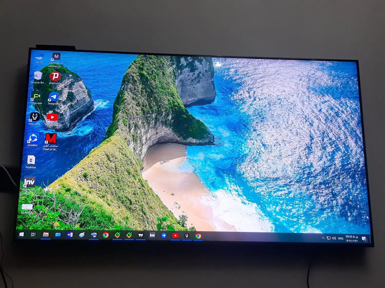 تلویزیون 4k سامسونگ 55 اینچ QLED|تلویزیون و پروژکتور|قزوین, |دیوار