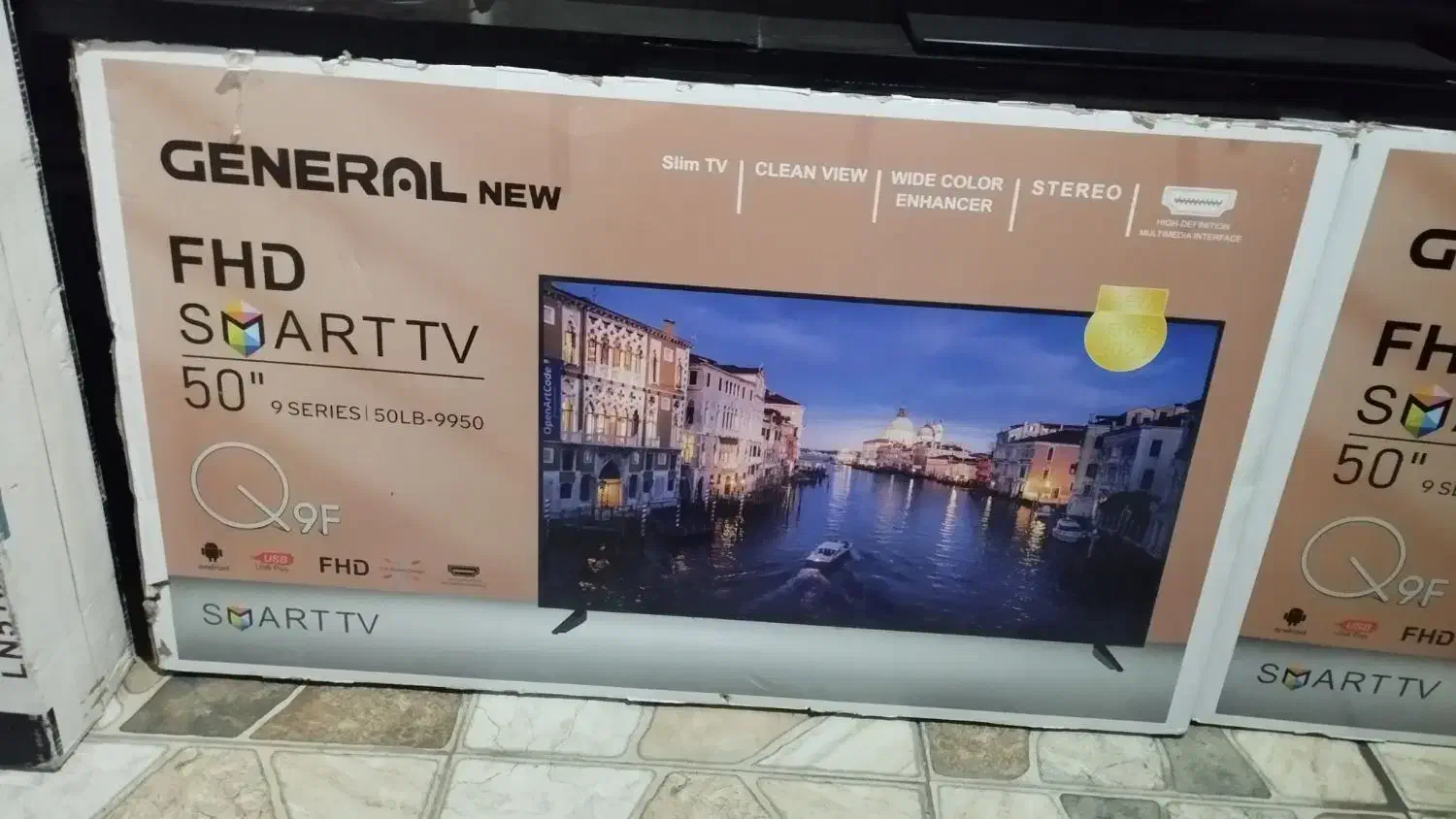 تلوزیون 50اینچ جنرال اسمارت|تلویزیون و پروژکتور|قروه, |دیوار