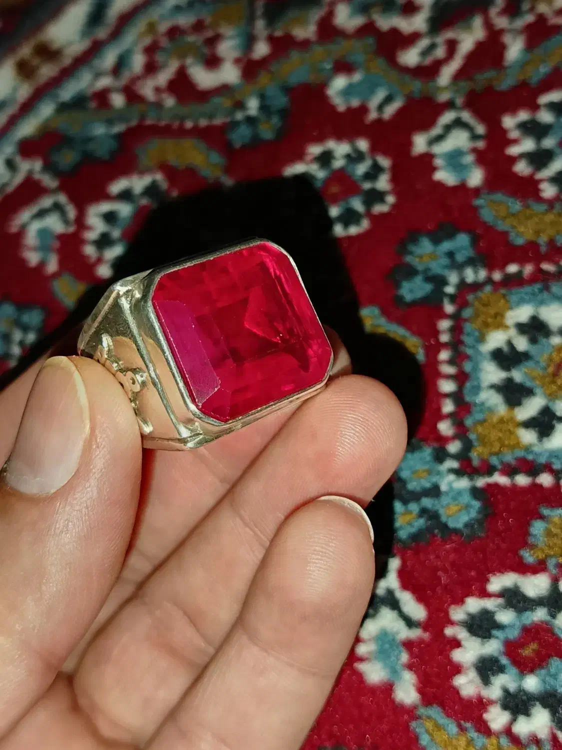 انگشتر یاقوت اصل برمه|جواهرات|اردبیل, |دیوار