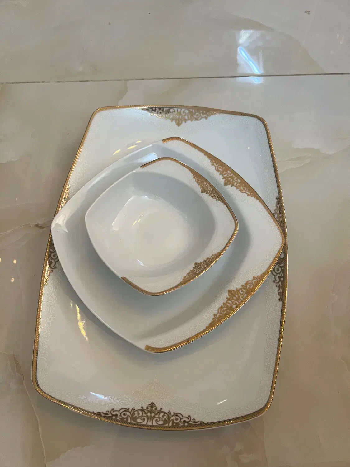 سرویس بشقاب چینی|ظروف سرو و پذیرایی|رشت, فلسطین|دیوار