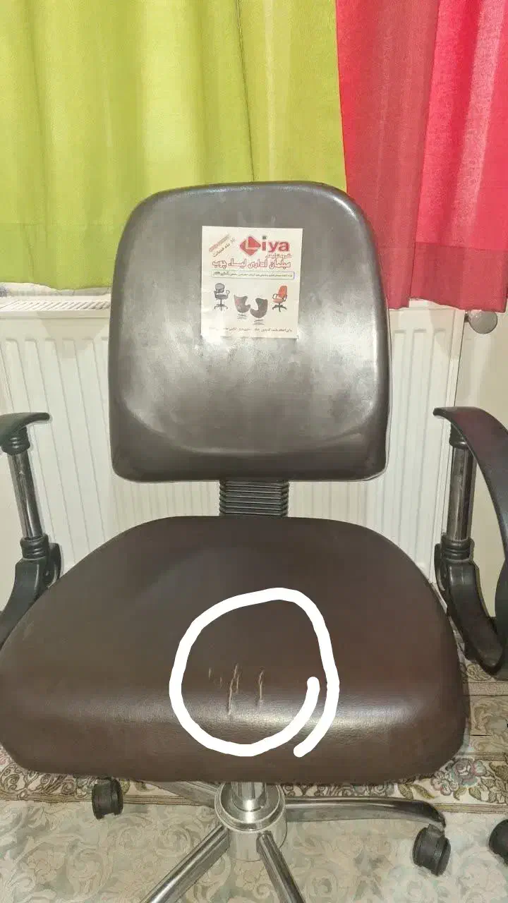 صندلی اداری سالم و تمیز|صندلی و نیمکت|قزوین, |دیوار