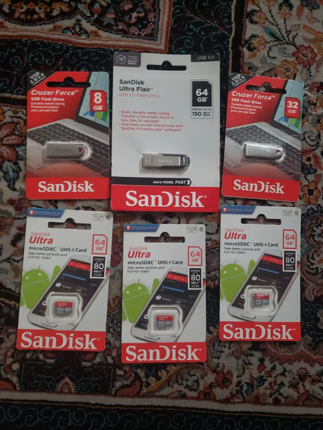 رم وفلش سن دیسک کیک نو|لوازم جانبی موبایل و تبلت|تهران, هاشم‌آباد|دیوار