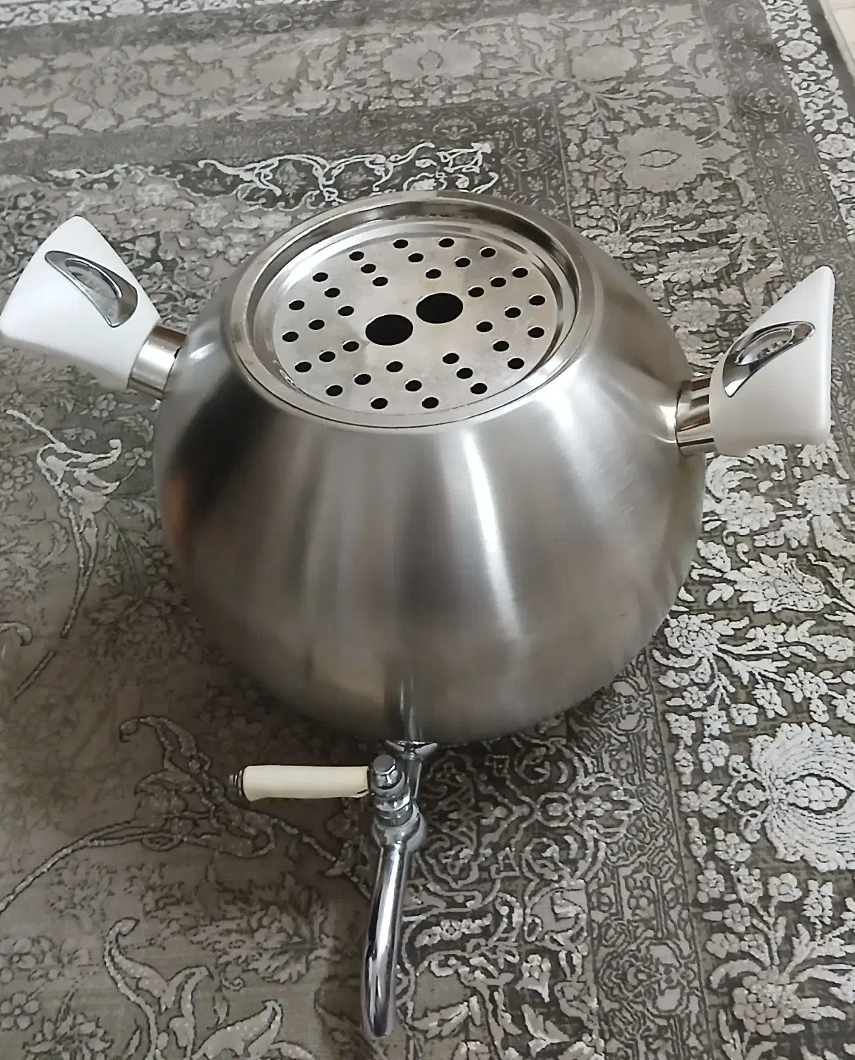 کتری شیردار با کف چدن در حد نو|ظروف پختوپز|کرج, مهرویلا شمالی|دیوار