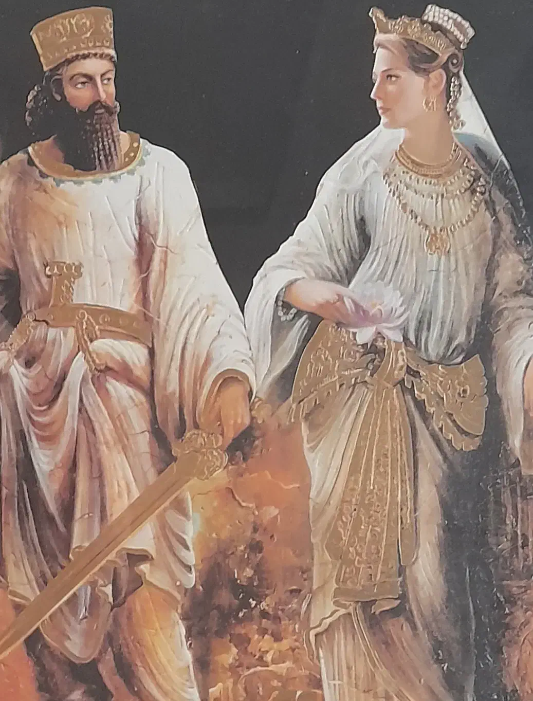 تابلو نقاشی هخامنشی|تابلو، نقاشی، عکس|اهواز, شهرک دانشگاه|دیوار